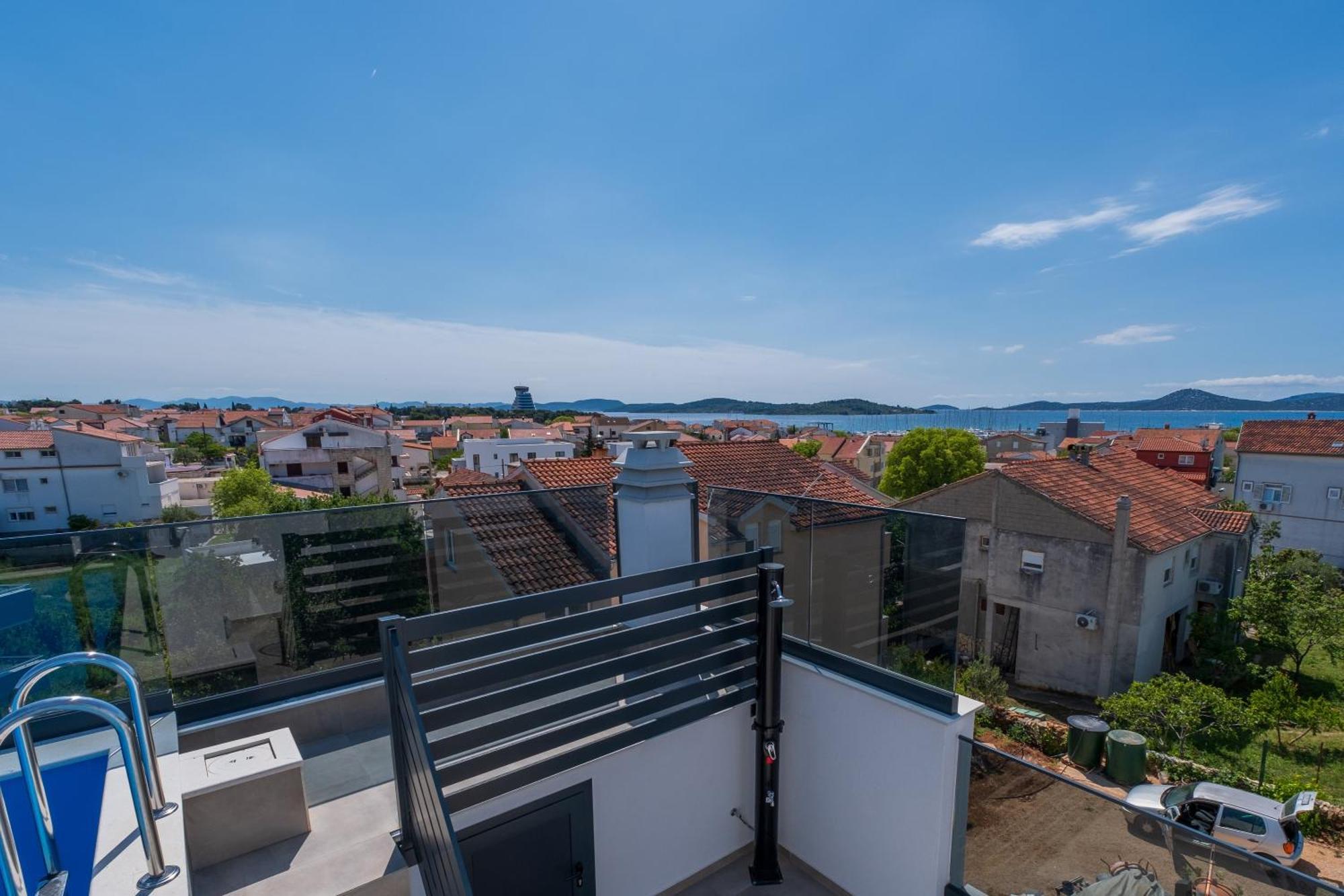 Three-Bedroom Premium Holiday Home Atmosfera With Private Pool&Sauna Vodice Dış mekan fotoğraf
