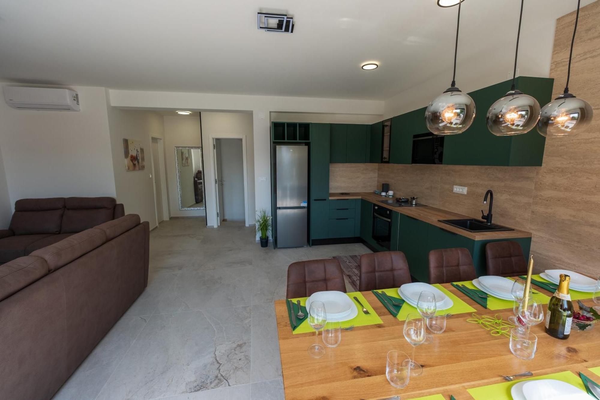 Three-Bedroom Premium Holiday Home Atmosfera With Private Pool&Sauna Vodice Dış mekan fotoğraf