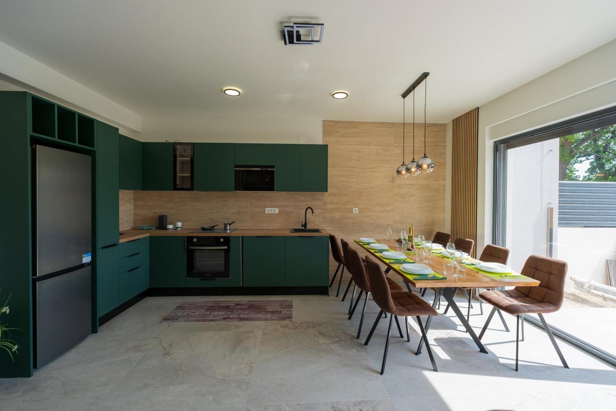Three-Bedroom Premium Holiday Home Atmosfera With Private Pool&Sauna Vodice Dış mekan fotoğraf