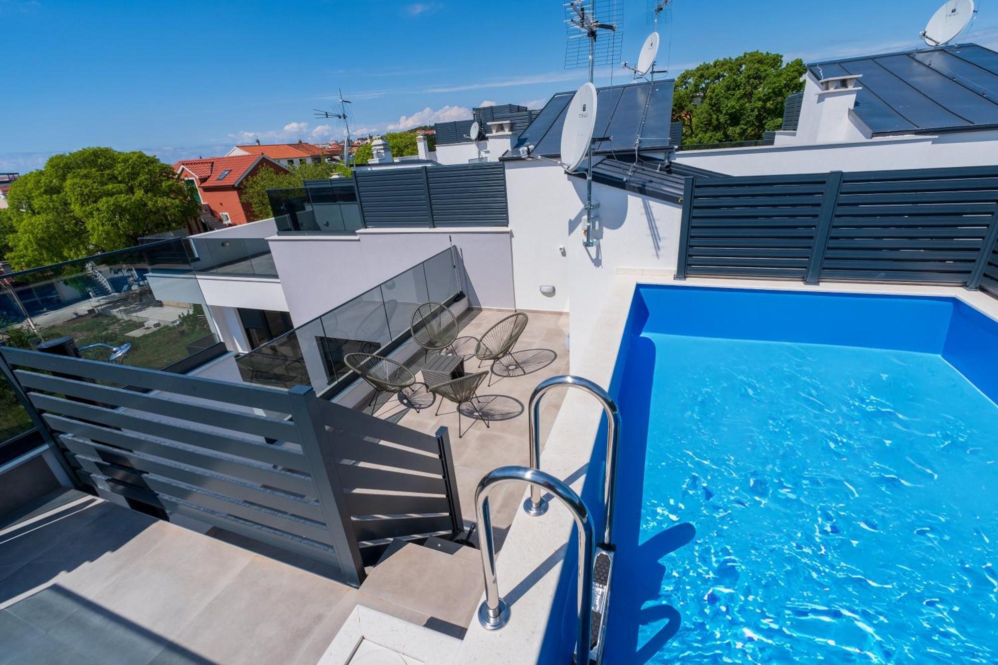 Three-Bedroom Premium Holiday Home Atmosfera With Private Pool&Sauna Vodice Dış mekan fotoğraf