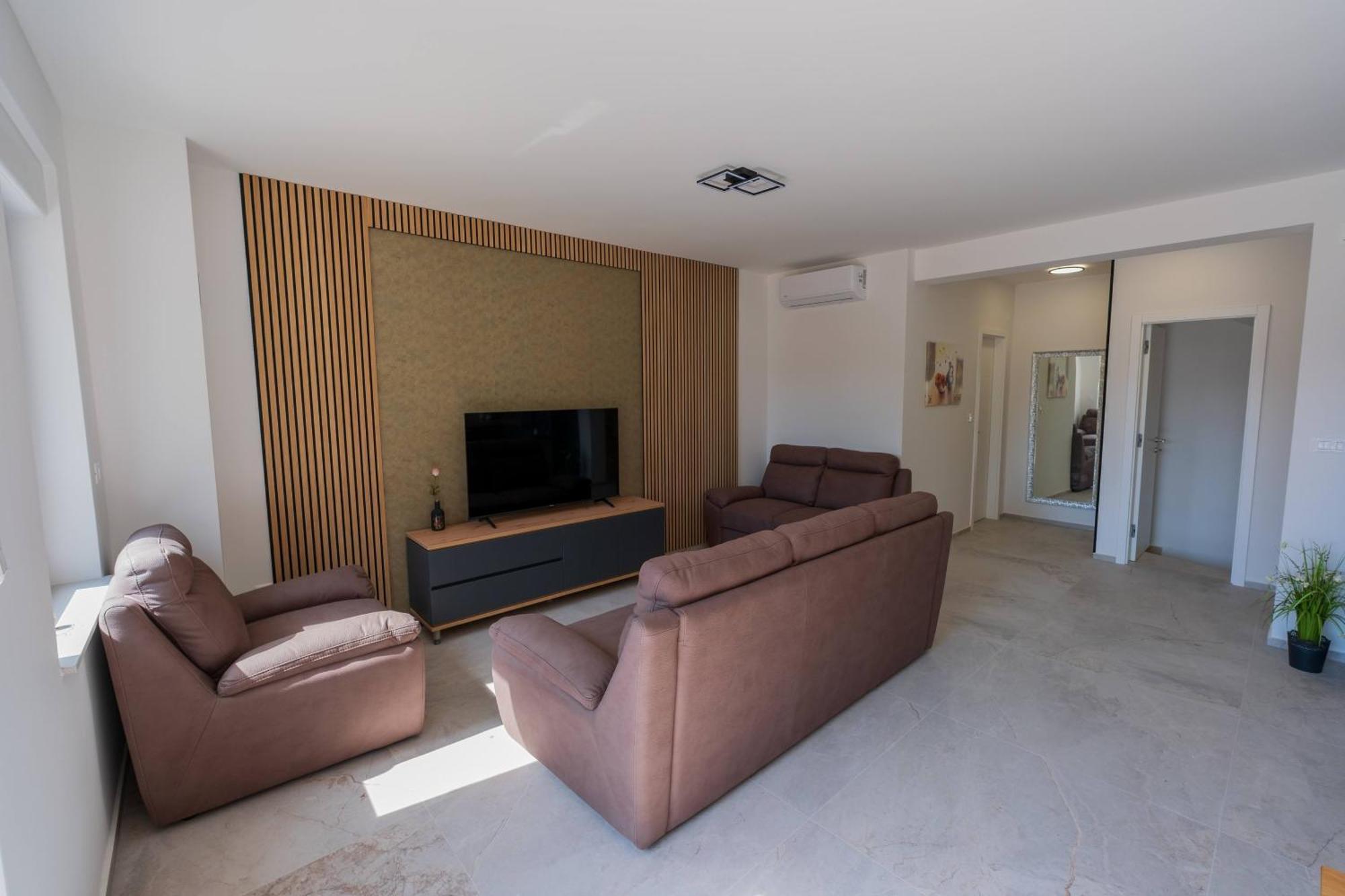 Three-Bedroom Premium Holiday Home Atmosfera With Private Pool&Sauna Vodice Dış mekan fotoğraf