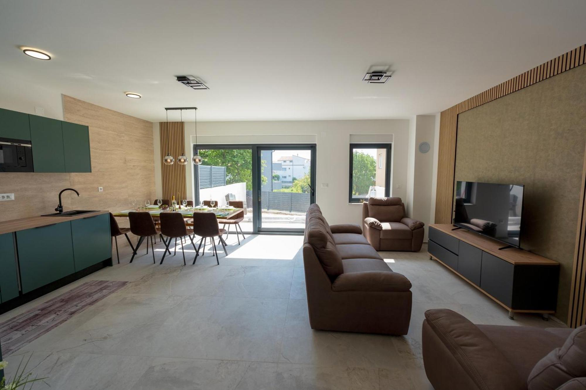 Three-Bedroom Premium Holiday Home Atmosfera With Private Pool&Sauna Vodice Dış mekan fotoğraf