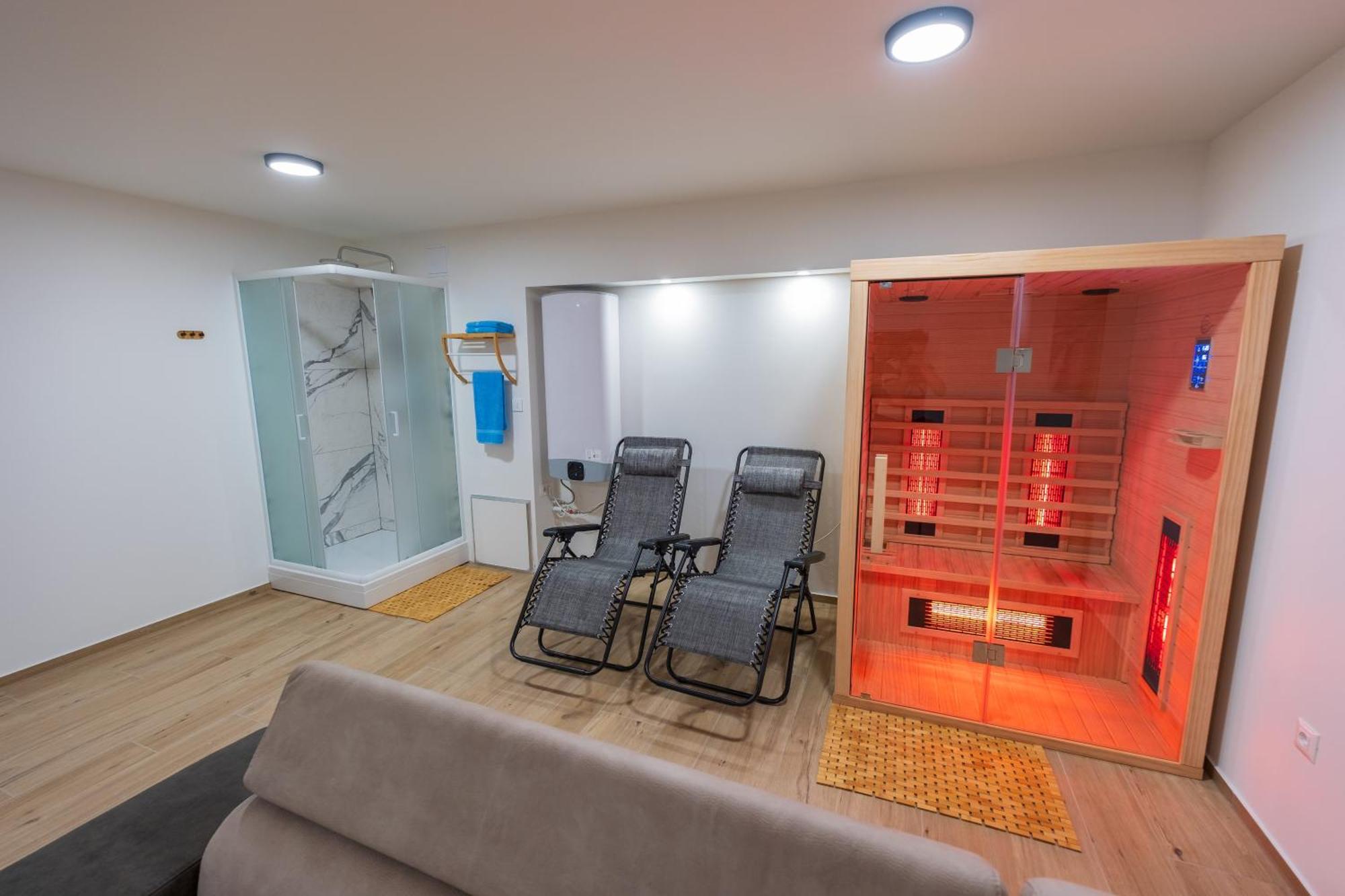 Three-Bedroom Premium Holiday Home Atmosfera With Private Pool&Sauna Vodice Dış mekan fotoğraf