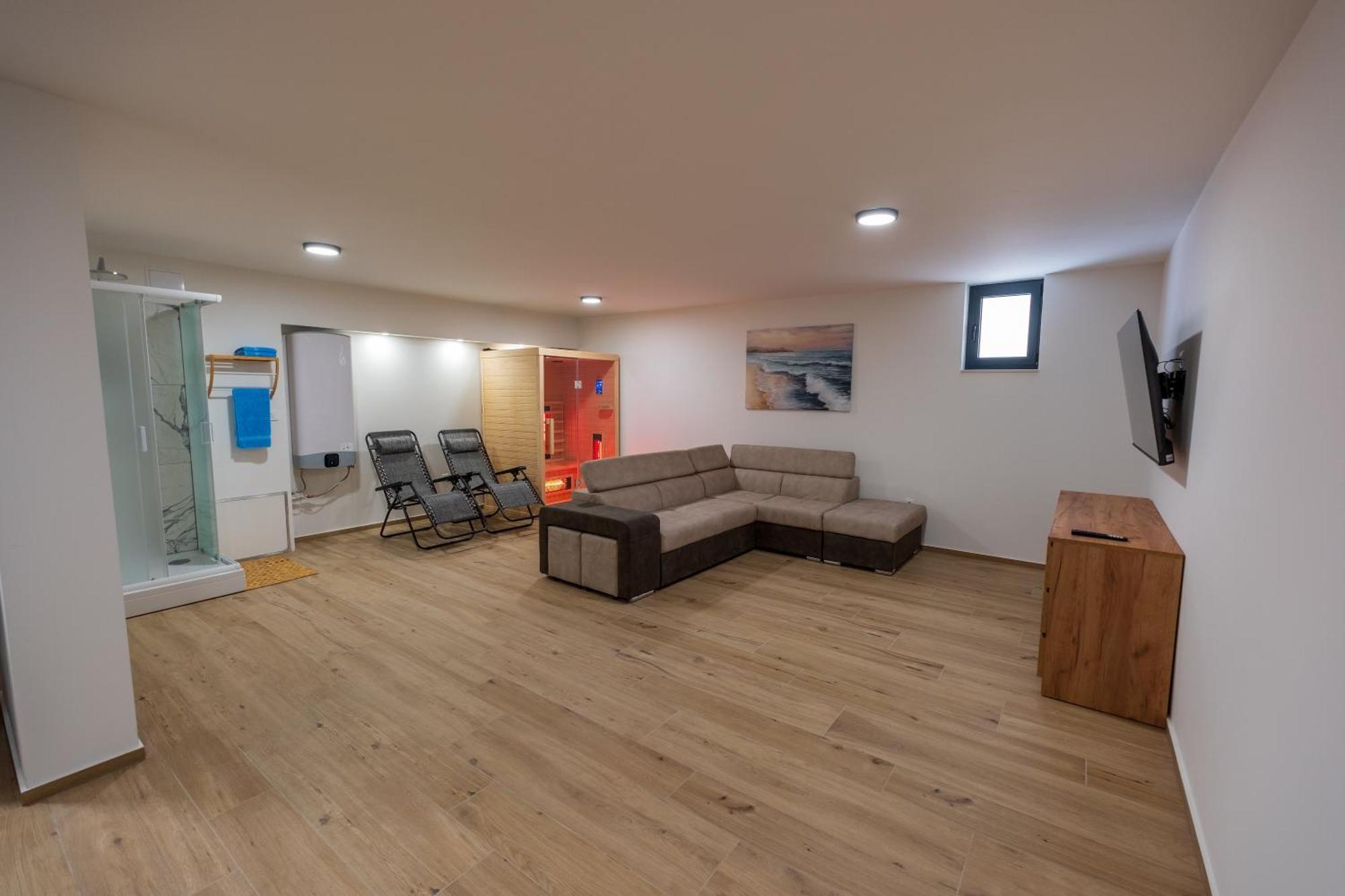 Three-Bedroom Premium Holiday Home Atmosfera With Private Pool&Sauna Vodice Dış mekan fotoğraf